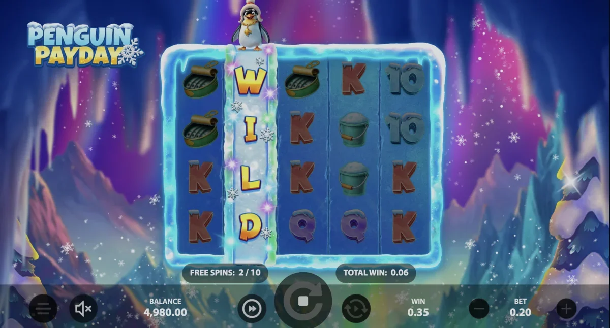Penguin Payday расширяющиеся вайлды от пингвина